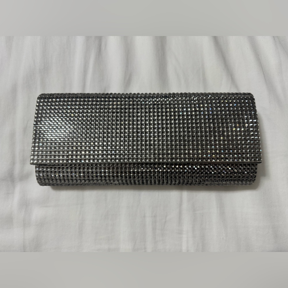 ✨HOST PICK✨ - Dark Grey Rhinestone Clutch